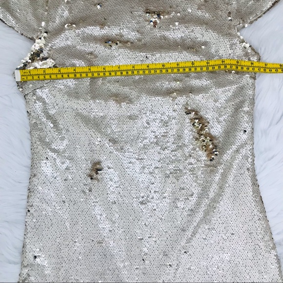 Sam Edelman Sequin Cap Sleeve Shift Dress - Picture 12 of 16